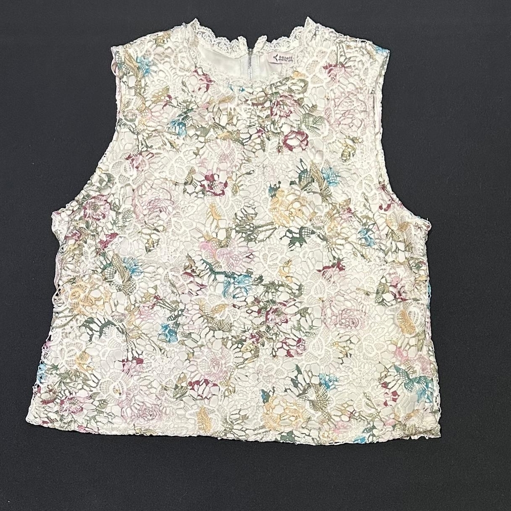 Nanette Lepore Multicolor Lace Blouse